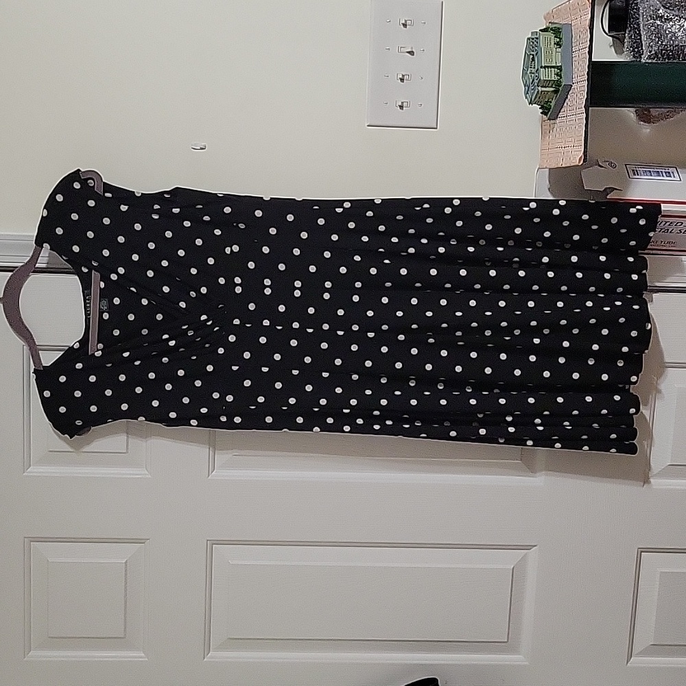 Lauren Ralph Polka-Dot Dress Size 12